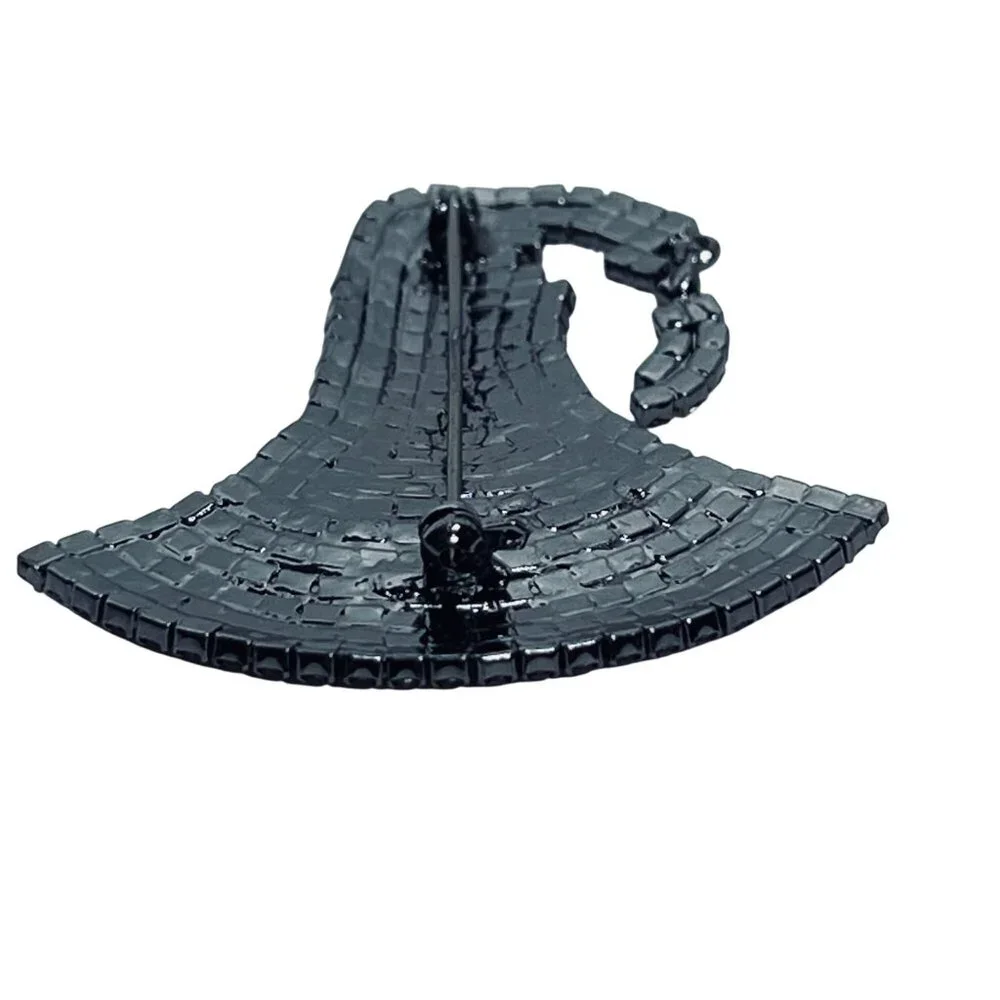 Von Maur Cescabelle Rhinestone Witch Hat Brooch With Articulating Hat Tip (5963) - Picture 6 of 6